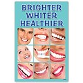 Medical Arts Press® Cosmetic Dentistry Standard 4x6 Postcards; Brighter, Whiter, Healthier