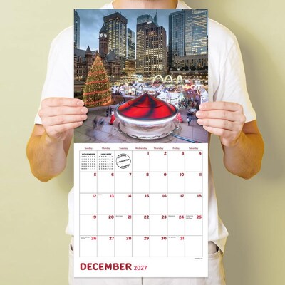 2027 TF Publishing Canada 12" x 12" Monthly Wall Calendar, Multicolored (27-1055)