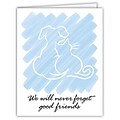 Medical Arts Press® Veterinary Sympathy Cards; Shaded Pet Outlines, Blank Inside