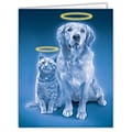 Medical Arts Press® Veterinary Sympathy Cards; Pets with Halos,  Blank Inside