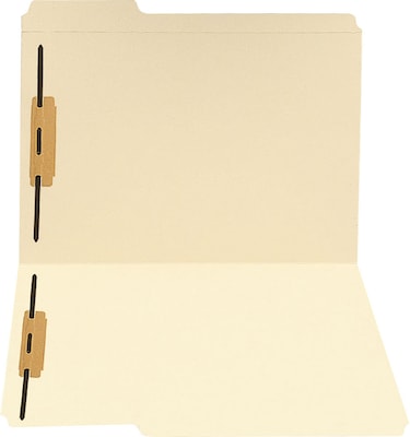 Medical Arts Press® 3-Tab File Folders, 2-Fasteners, Letter, Manila, 250/Bx (31445B)