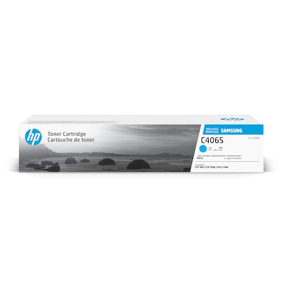 HP C406S Cyan Toner Cartridge for Samsung CLT-C406S (ST984), Samsung-branded printer supplies are no