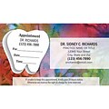 Medical Arts Press® Dual-Imprint Peel-Off Sticker Appointment Cards; Standard, Satin Look