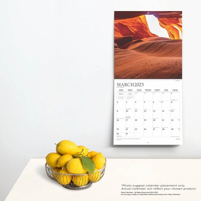 2025 Plato Psalms 12" x 24" Monthly Square Wall Calendar (9781975478841)