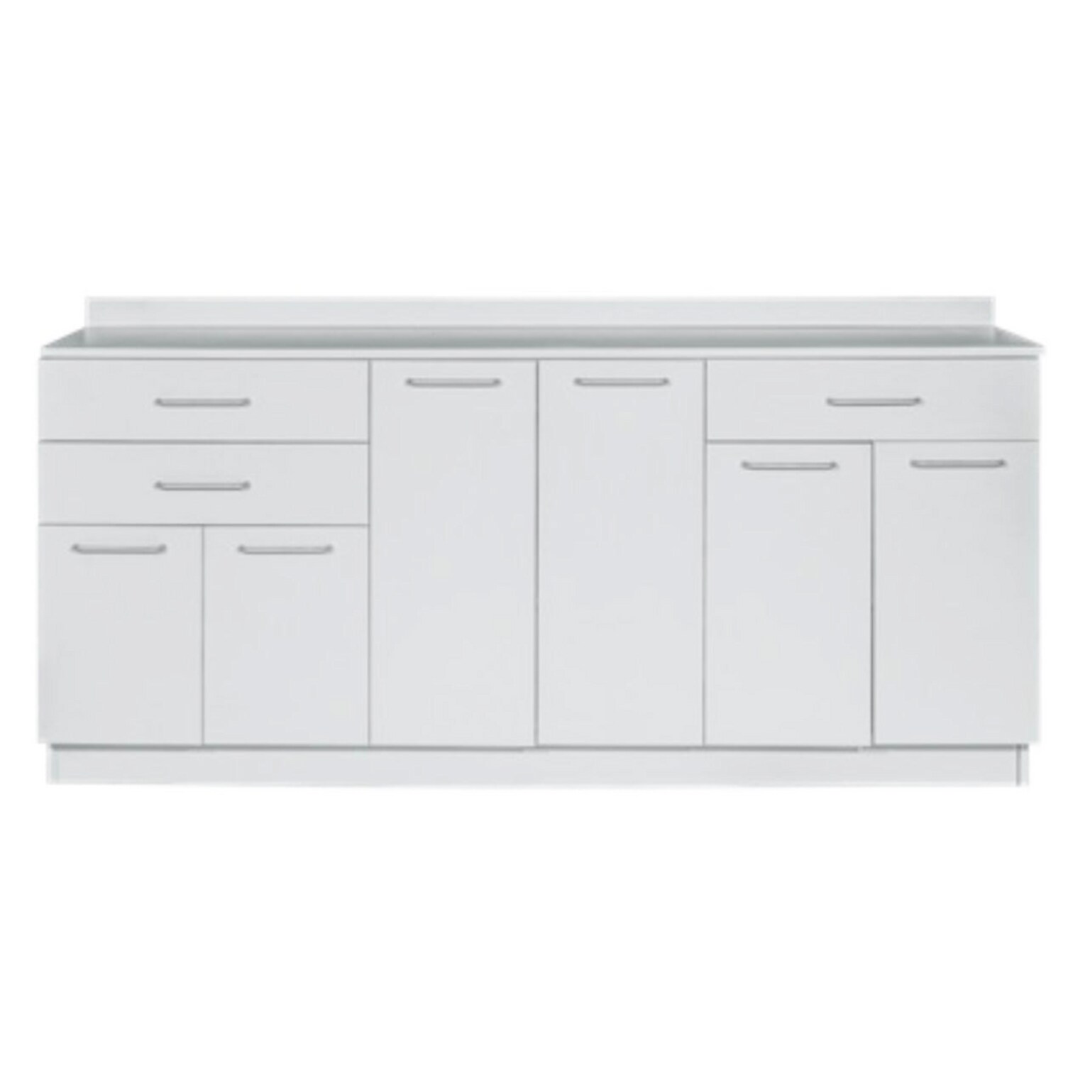 Viva Comfort 36.75H x 72W Exam Room Medical Cabinet, 6-Doors, 3-Drawers, Gray (ADIME902-BASE-72-NS-GRY-MK)