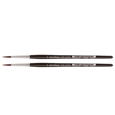 da Vinci TOP-ACRYL Oil and Acrylic Synthetic Bristle, Round Brush, 2/Bundle (DVXVA7785K4-2)
