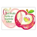 Medical Arts Press® Medical Standard 4x6 Postcards; Ounce of Prevention Apple