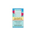 Medical Arts Press® Single-Imprint Peel-Off Sticker Appointment Cards; Hearts