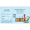 Medical Arts Press® Dual-Imprint Peel-Off Sticker Appointment Cards; Dental Office