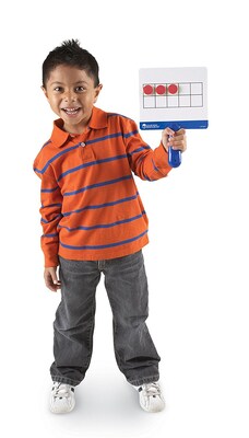 Learning Resources Ten-Frame Answer Boards, Set of 4 (LER6645)