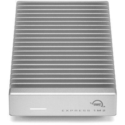 OWC Express M.2 External Hard Drive Enclosure, SSD, Silver (OWCUS4EXP1M2)