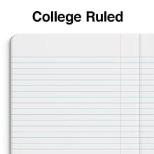 Staples Small Composition Notebook, 5 x 7, College Ruled, 80 Sheets, Pink (ST24491)