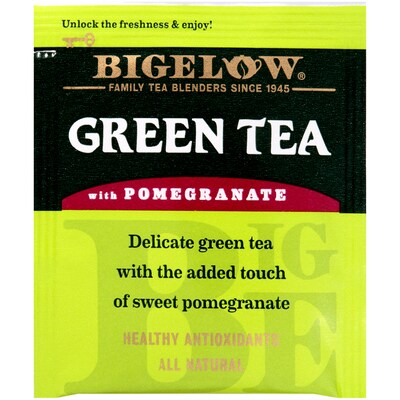 Bigelow, Green Tea with Pomegranate, 28/Box (RCB10363)