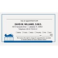 Medical Arts Press® 2-Color Dental Appointment Cards; Toothbrush