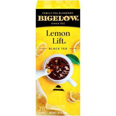 Bigelow Lemon Lift Black Tea Bags, 28/Box (BTC10342)
