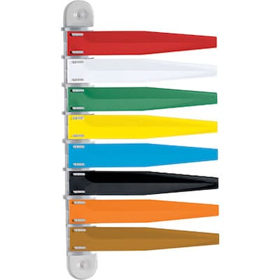 Custom Colors Exam Room Standard Signals; 8-Flags