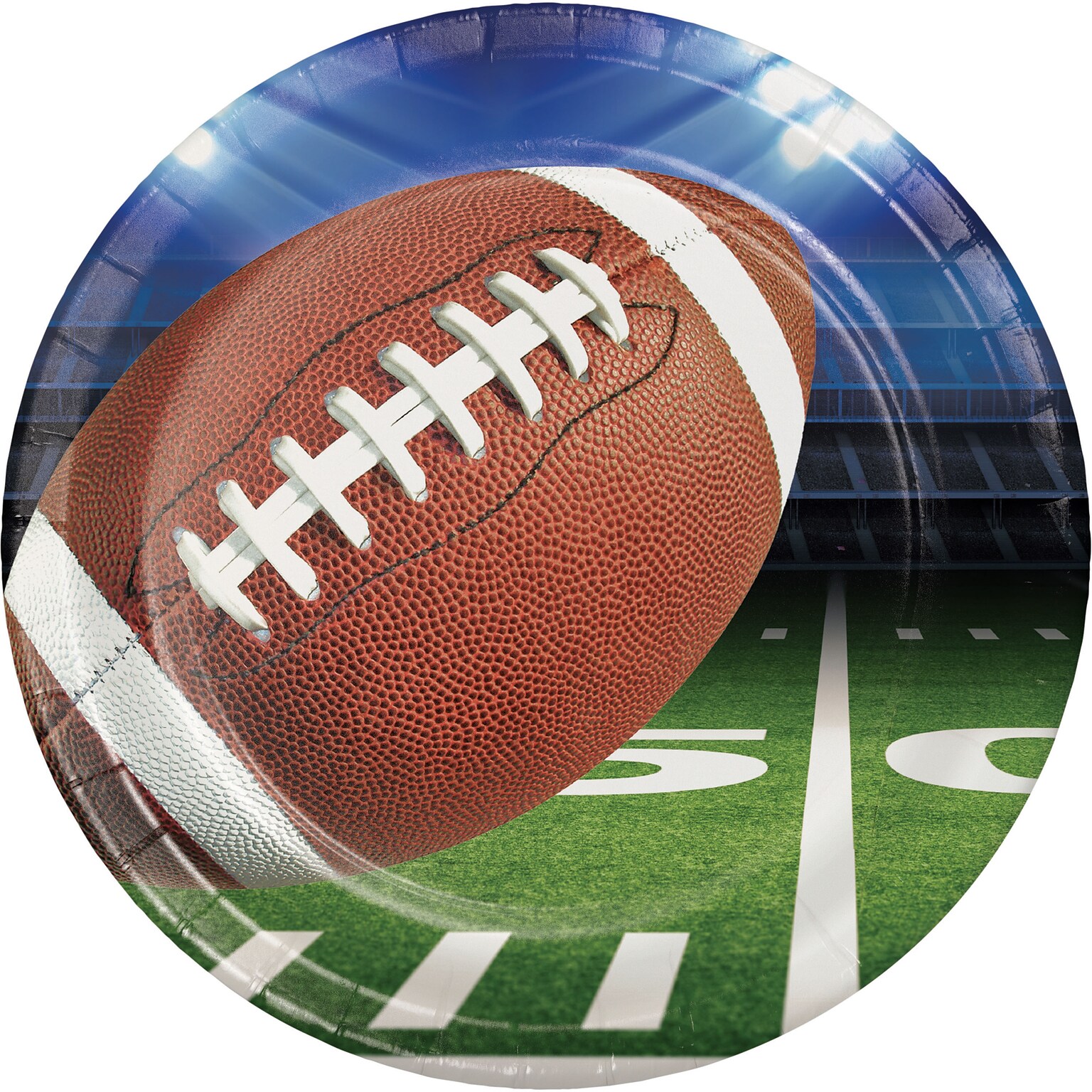 Creative Converting Football Party Paper Plates, 96/Pack (331933)