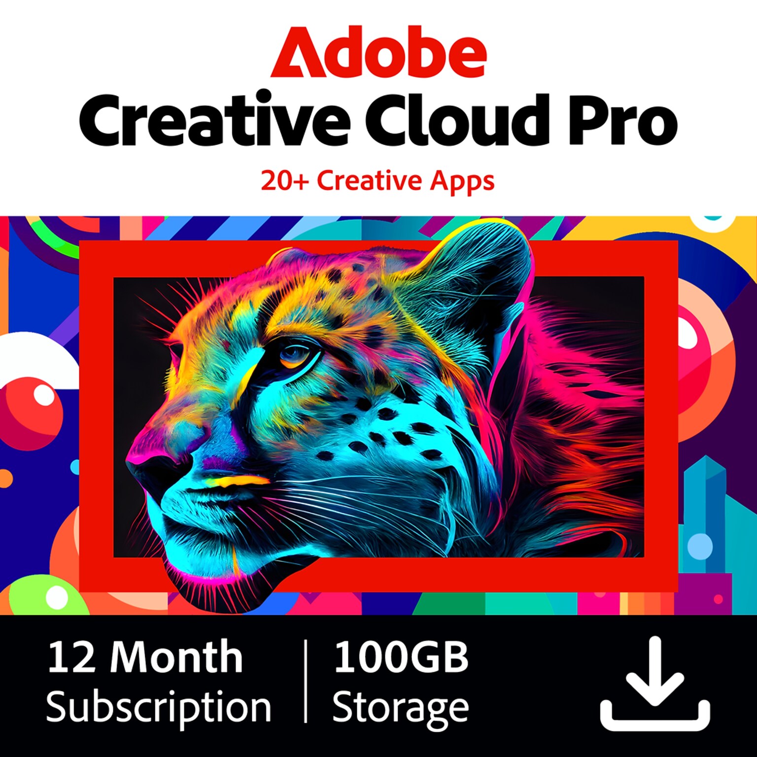 Adobe Creative Cloud Pro for 1 User, Windows/macOS, Download