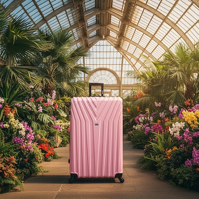 InUSA Vasty 33.86" Hardside Suitcase, 4-Wheeled Spinner, TSA Checkpoint Friendly, Red (IUVAS00XL-RED)