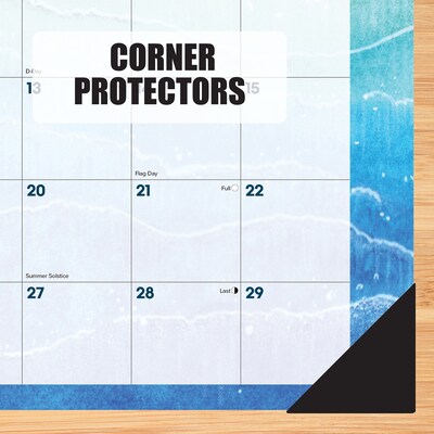 2025 Willow Creek 17" x 12" Monthly Desk Pad Calendar, Multicolor (47798)