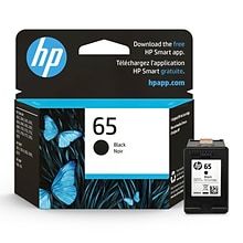 HP 65 Black Standard Yield Ink Cartridge   (N9K02AN#140)