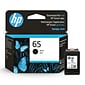 HP 65 Black Standard Yield Ink Cartridge   (N9K02AN#140)