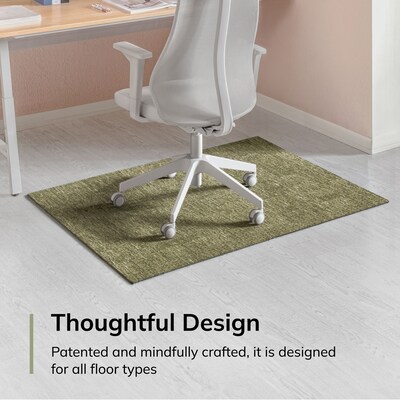 Anji Mountain Rug'd Carpet & Hard Floor Chair Mat, 40" x 54", Burlington Seaside (AMB9042-4054)