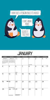 2026 Willow Creek Bad Dad Jokes 7" x 7" Monthly Wall Calendar (53454X)