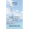 Medical Arts Press® Dual-Imprint Peel-Off Sticker Appointment Cards; Sailboat