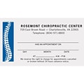 Medical Arts Press® 2-Color Chiropractic Appointment Cards; Spine