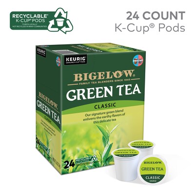 Bigelow Classic Green Tea, Keurig® K-Cup® Pods, 24/Box (5000363992)