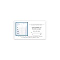 Medical Arts Press® Single-Imprint Peel-Off Sticker Appointment Cards; Back/Spine