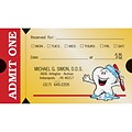 Medical Arts Press® Dental Full-Color Appointment Cards; Admit One