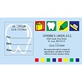 Medical Arts Press® Dual-Imprint Peel-Off Sticker Appointment Cards; Standard, Pane Design