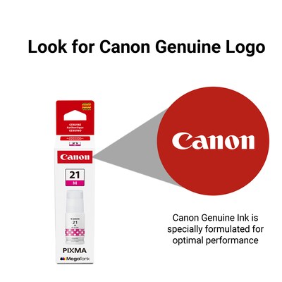 Canon GI-21 Magenta Standard Yield Ink Bottle (4538C001)