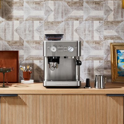 KitchenAid Pump/Automatic Espresso Machine, Stainless Steel (KES6551SX)