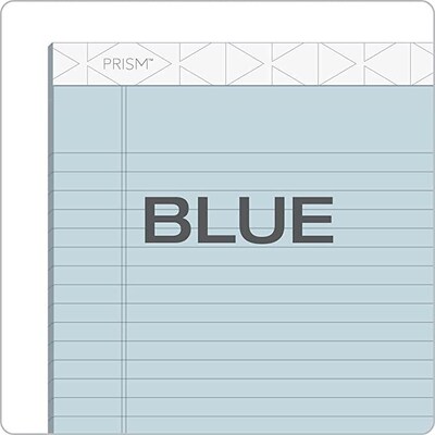 TOPS Prism+ Notepads, 8.5" x 11.75", Wide, Blue, 50 Sheets/Pad, 12 Pads/Pack (TOP63120)