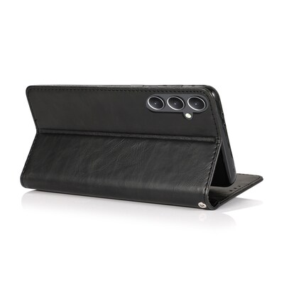 SaharaCase Indy Wallet Case for Galaxy S24 FE, Shock Absorbing, Scorpion Black (CP00718)