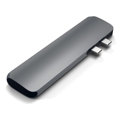 Satechi Aluminum Pro Type-C Pro Hub Adapter, Space Gray (ST-CMBPM)