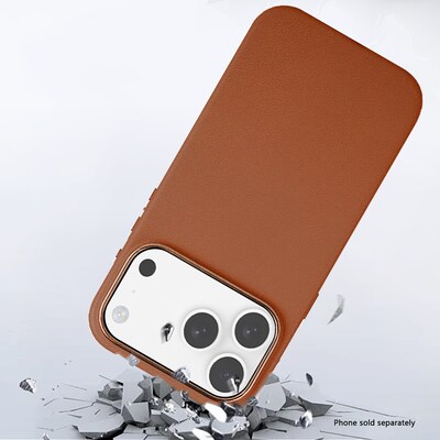 SaharaCase Indy Series MagSafe Phone Case for iPhone 17 Pro Max, Shock Absorbing, Canyon Brown (CP01014)