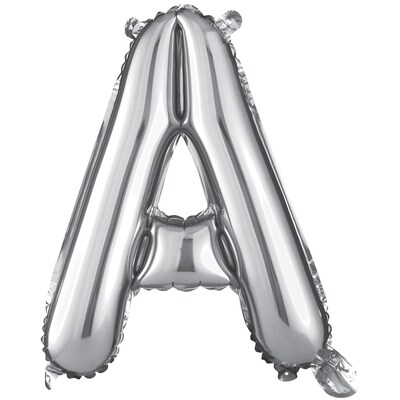 Party City Air Filled 16 A Foil Balloon, Silver (AM1100068-18)