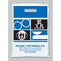 Medical Arts Press® Eye Care Personalized Small 2-Color Supply Bags; 7-1/2x9, Eye Care, 100 Bags, (