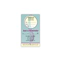 Medical Arts Press® Dual-Imprint Peel-Off Sticker Appointment Cards; Green/Purple Spine