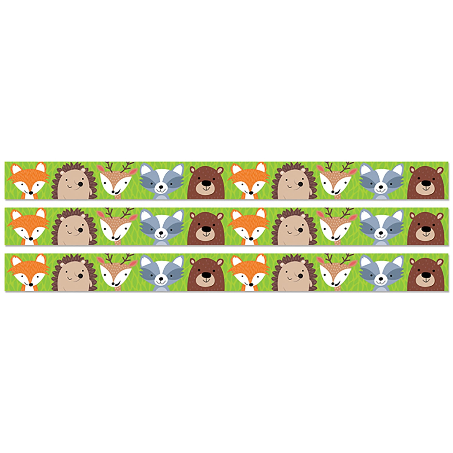 Creative Teaching Press Woodland Animals EZ Border, 48 Feet/Pack, 3 Packs (CTP10522-3)