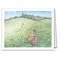 Medical Arts Press® Veterinary Greeting Cards; Pets In Meadow, Blank Inside