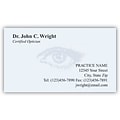 Medical Arts Press® Blue Smooth Combination Cards; Custom