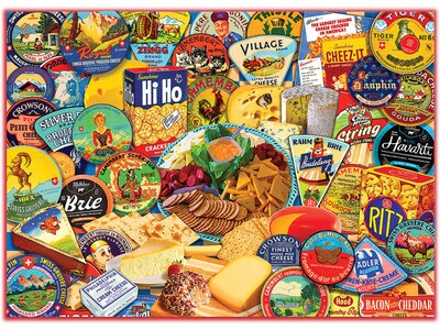 Willow Creek Cheese & Crackers 1000-Piece Jigsaw Puzzle (48826)