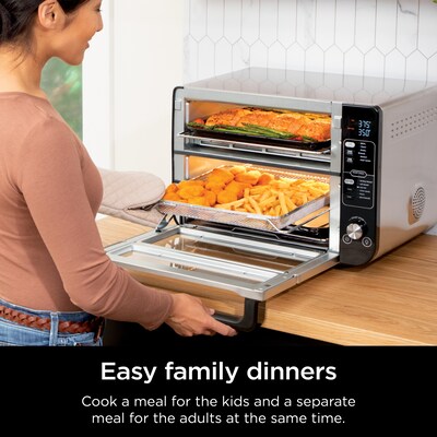 Ninja Double Oven Toaster Oven, Black (DCT401)