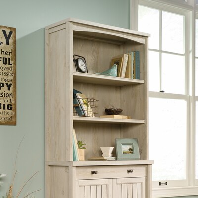 Sauder Costa 31"W Desktop Hutch, Chalked Chestnut (419961)