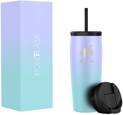 Custom Iron Flask Nomad Tumbler Gradient Colors 20 oz